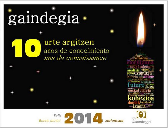 2014: Gaindegiaren 10 urteko ibilbidearen ospatzea