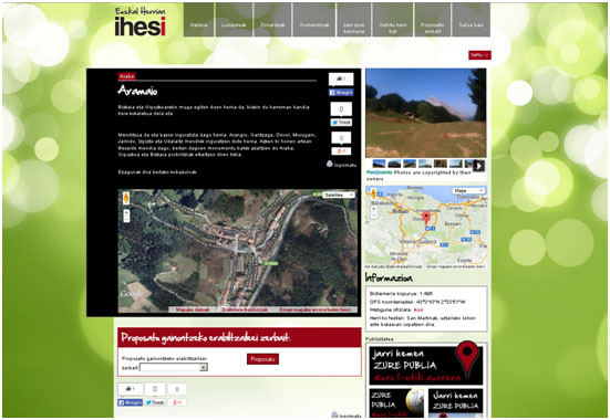 Ihesi.com, hurbil diezaiogun elkarri Euskal Herria