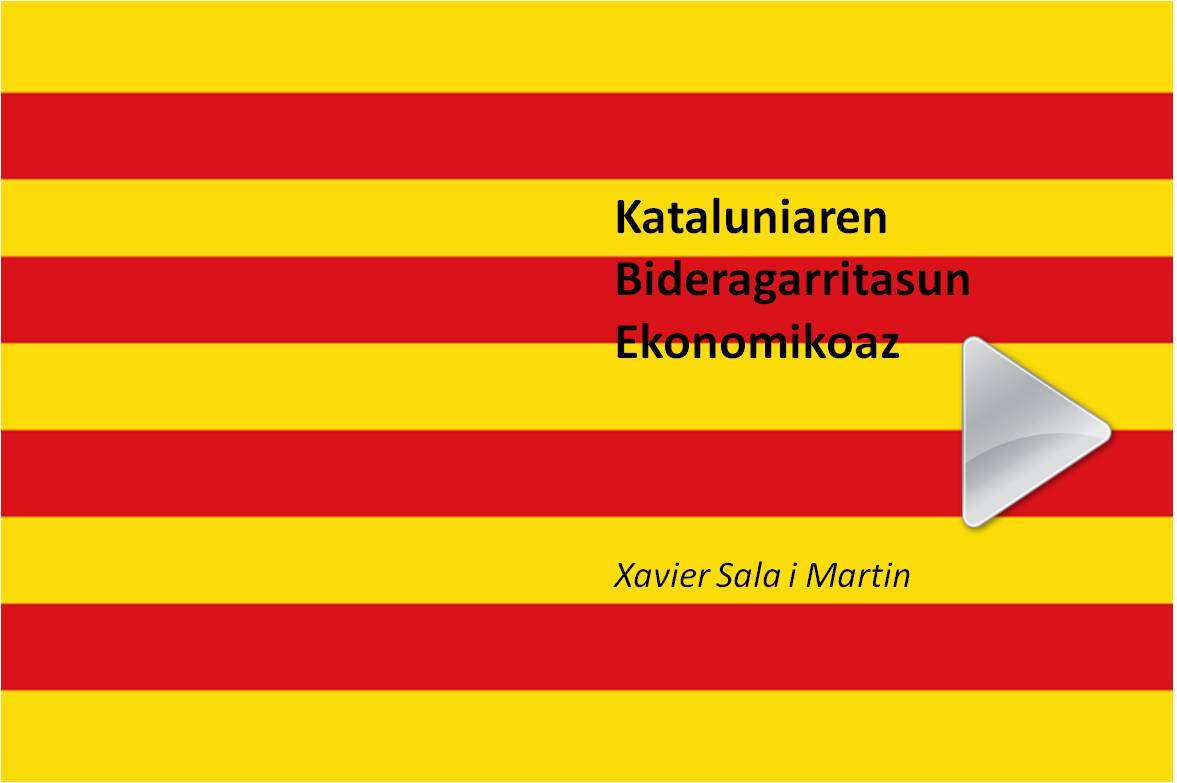Xavier Sala i Martin hace números y rebate las amenzas sobre la independencia de Catalunya