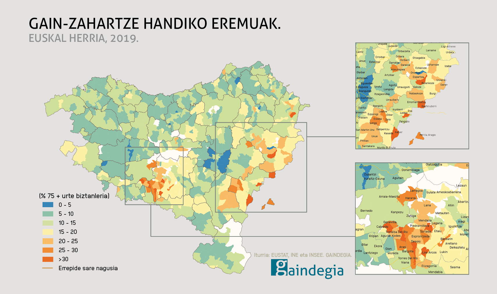 Gain-zahartze handiko eremuak