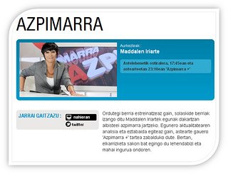 [ETB1] Estreno de la colaboración Gaindegia & Azpimarra